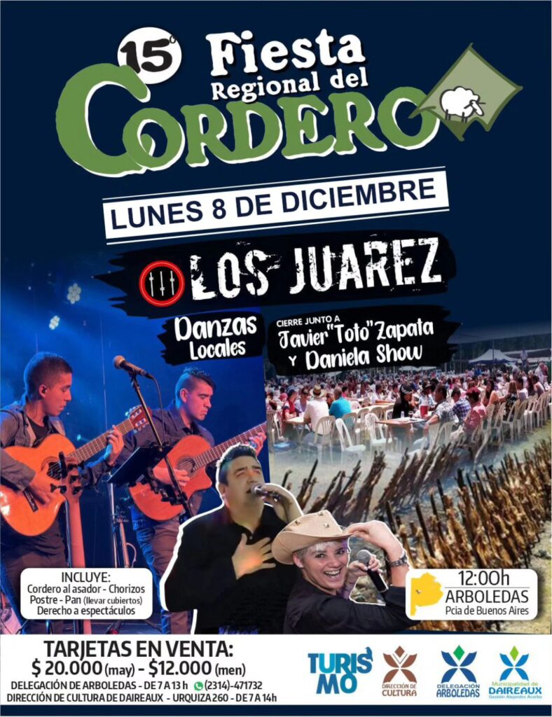 8 de Diciembre, Fiesta Regional del Cordero en Arboledas